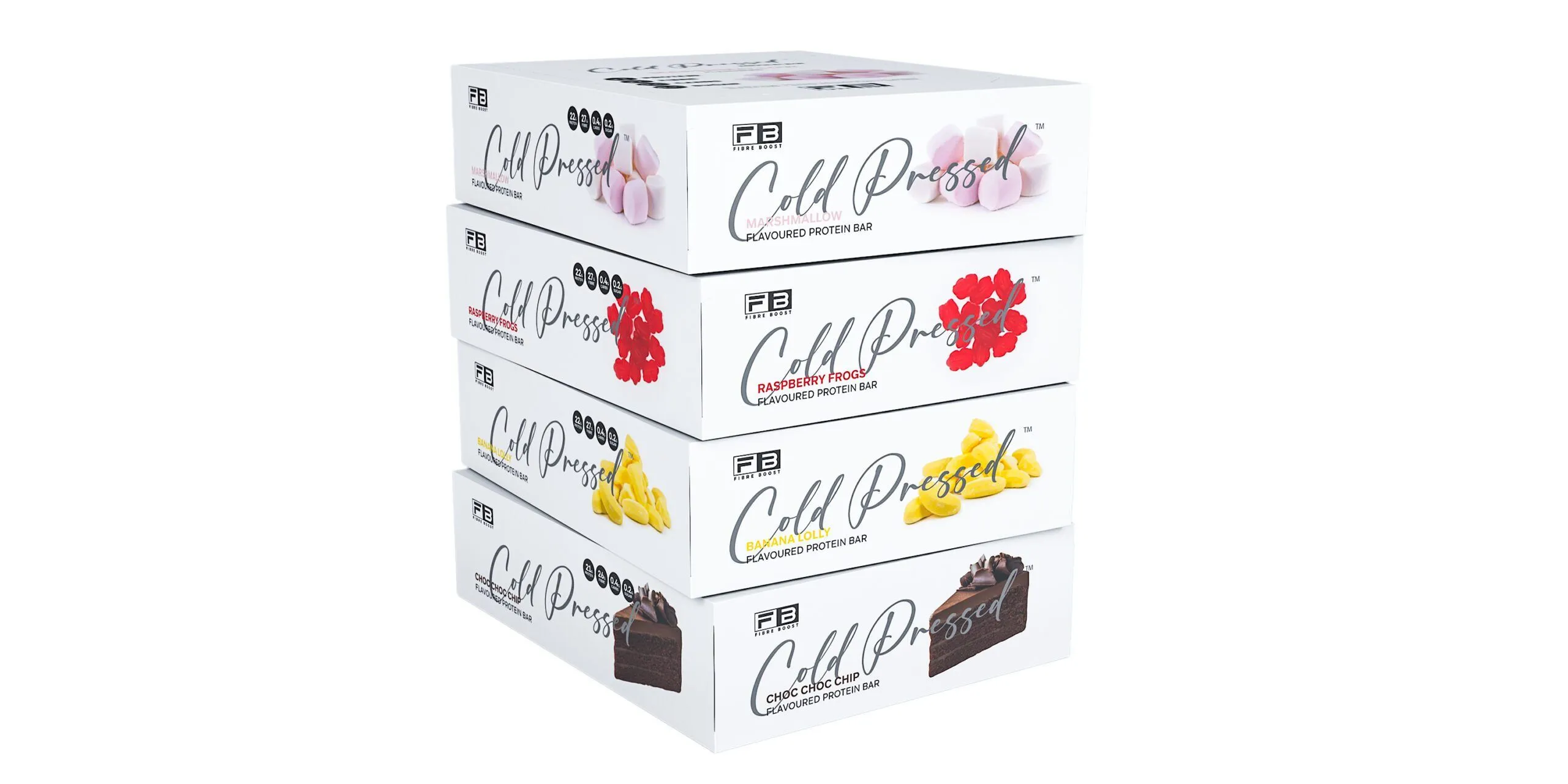 Bulk Buy<br/> <span>Any 4 Boxes - 18.5% off RRP, <span style=" color: #d31e48;">Cold Pressed Protein Bars</span>